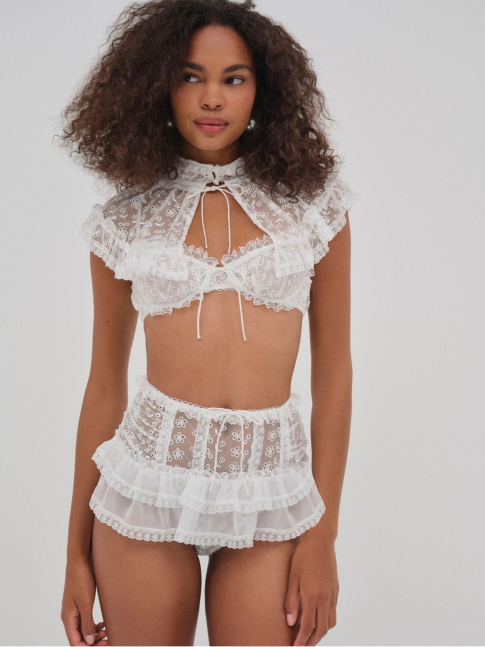 For Love and Lemons Layer Cake Chiffon Collar - Picture 2 of 6